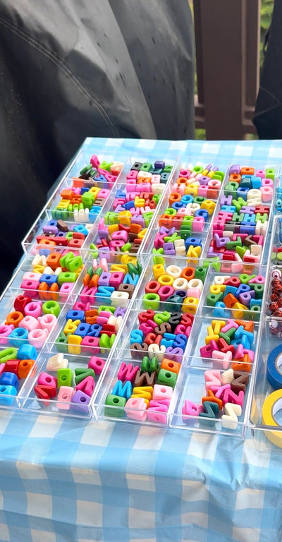 Bubble Letter Charm Bar Party Package