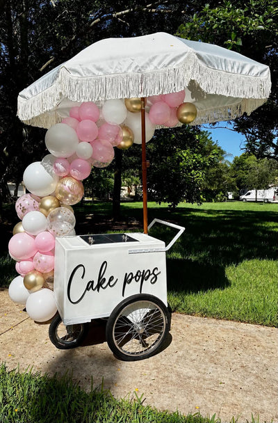 Cake Pop Dessert Cart with Umbrella