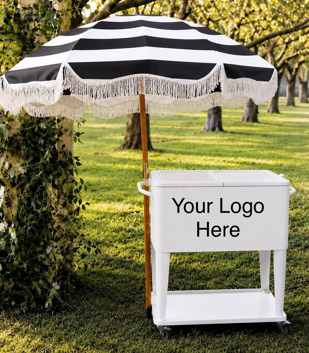 Cake Pop Dessert Cart with Umbrella
