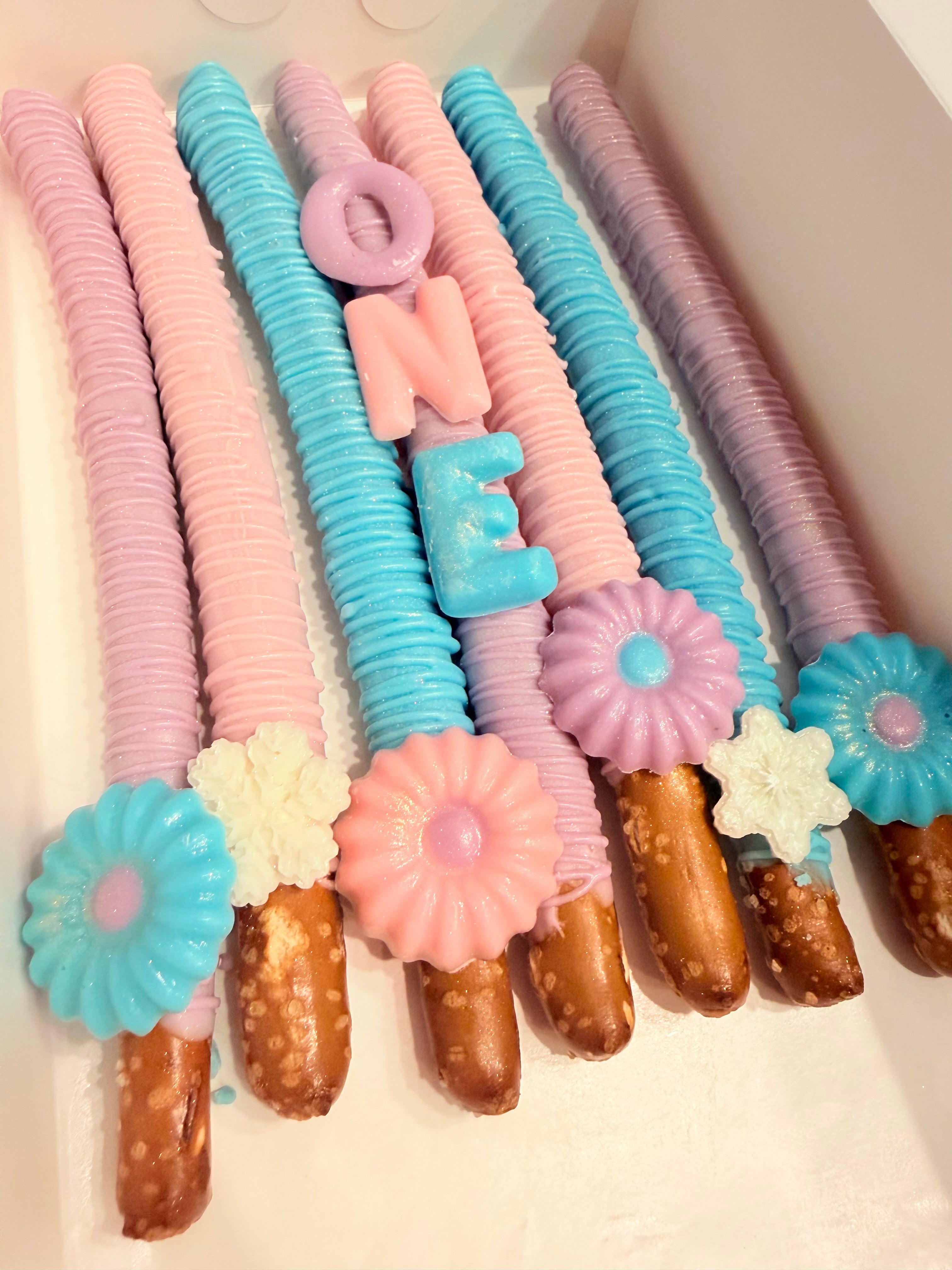 Chocolate Covered Pretzels Rods - 12 Count
