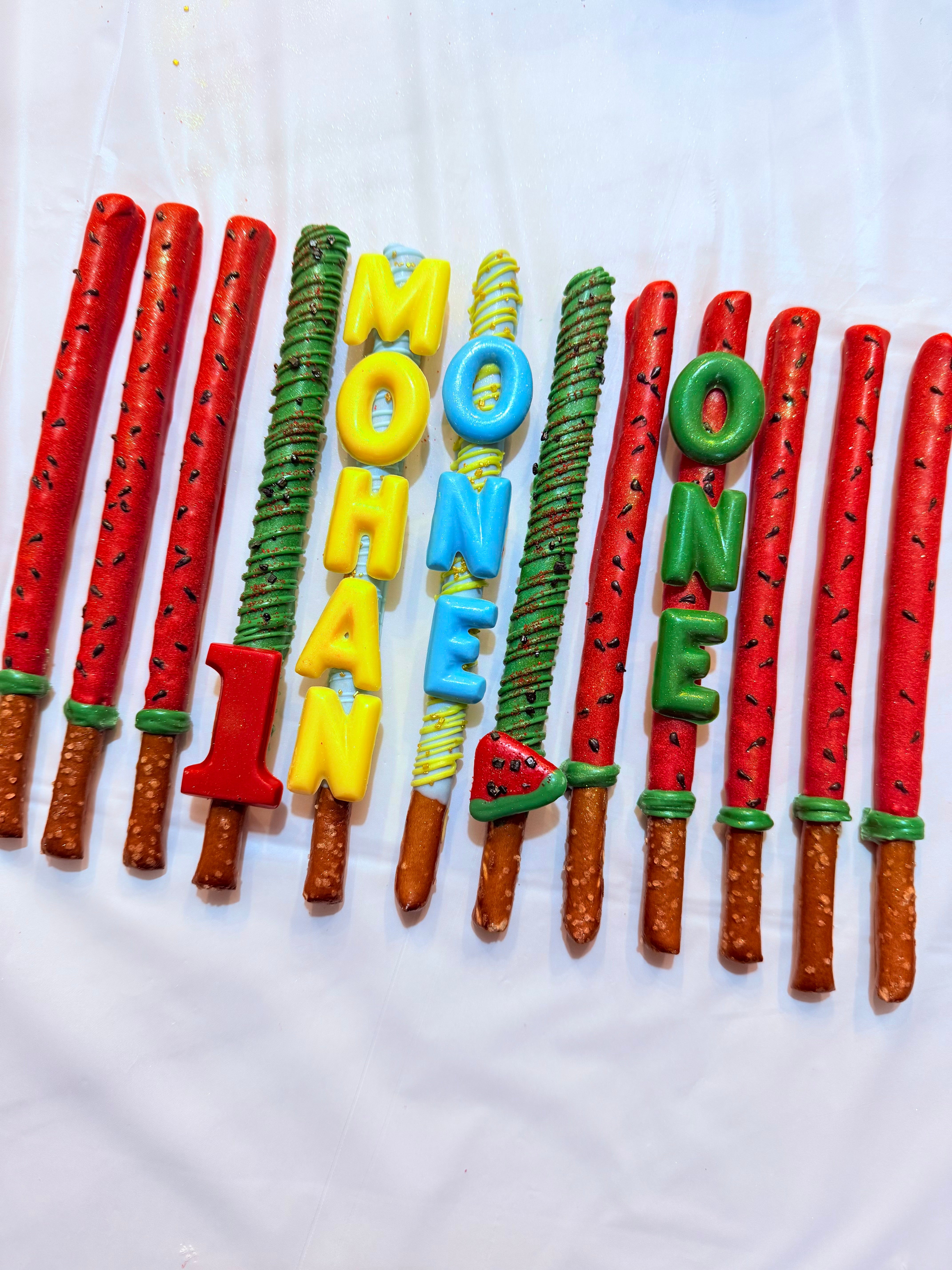 Chocolate Covered Pretzels Rods - 12 Count