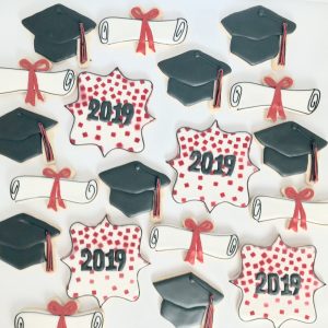 Classic Graduation Sugar Cookies