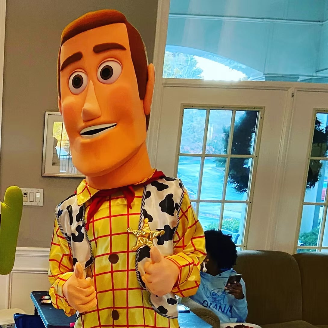 Cowboy Sheriff Mascot Character Party
