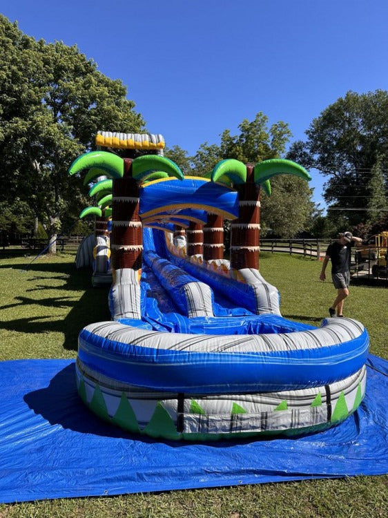 24' Tropical Wave Dual Lane Slip N Slide