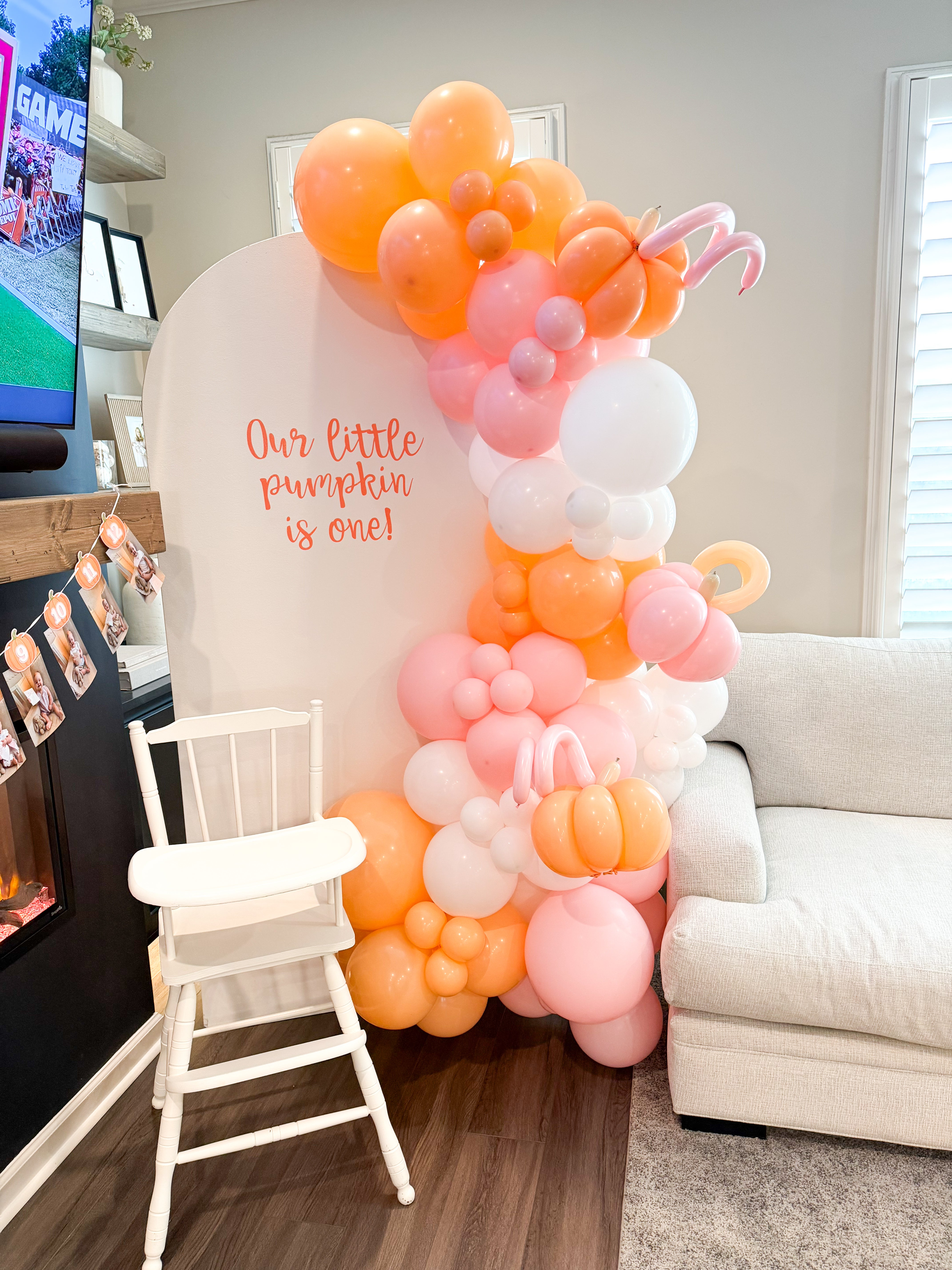 Custom 9ft Balloon + Backdrop Bundle : Customize to Your Theme