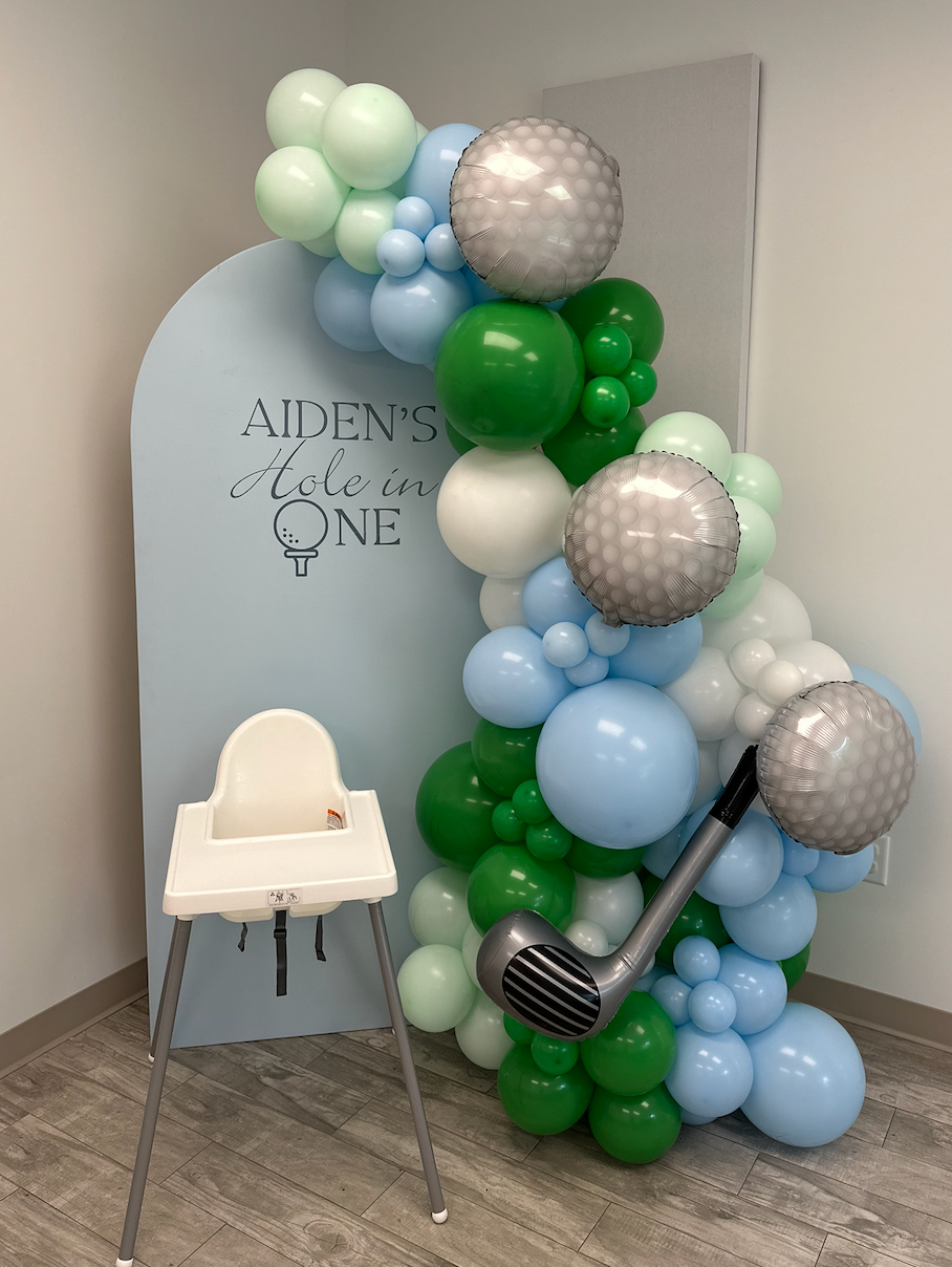 Custom 9ft Balloon + Backdrop Bundle : Customize to Your Theme