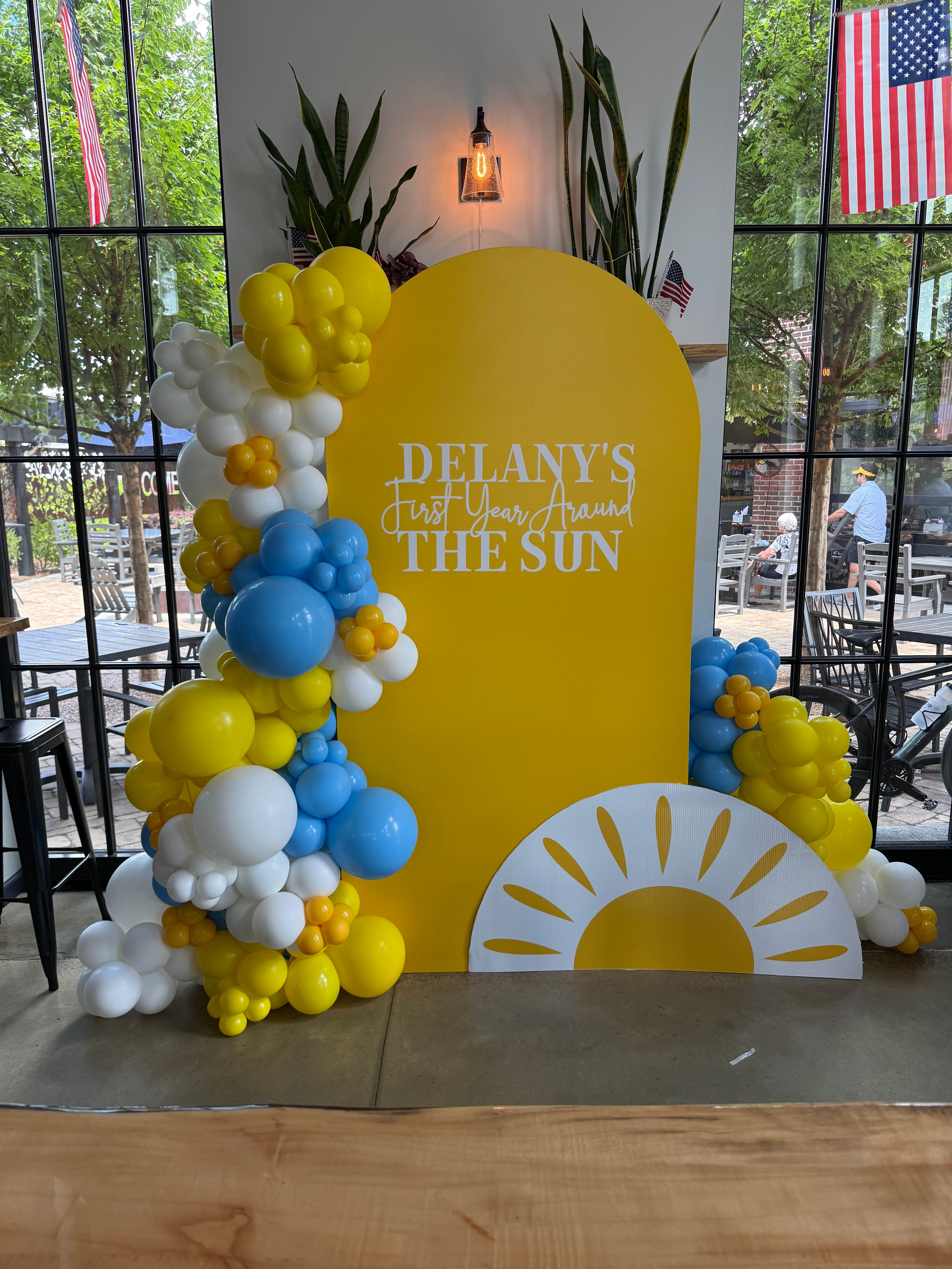 Custom Balloon Arch Backdrop Package