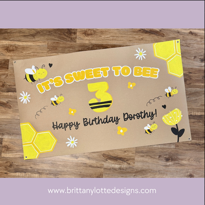 Custom Hand-Painted Birthday Banners