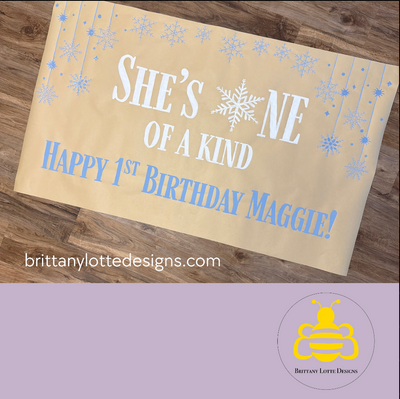 Custom Hand-Painted Birthday Banners