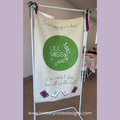Custom Hand-Painted Keepsake Canvas Banners