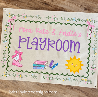 Custom Hand-Painted Keepsake Canvas Banners