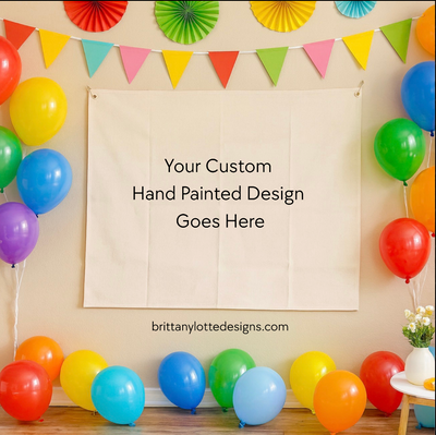 Custom Hand-Painted Keepsake Canvas Banners
