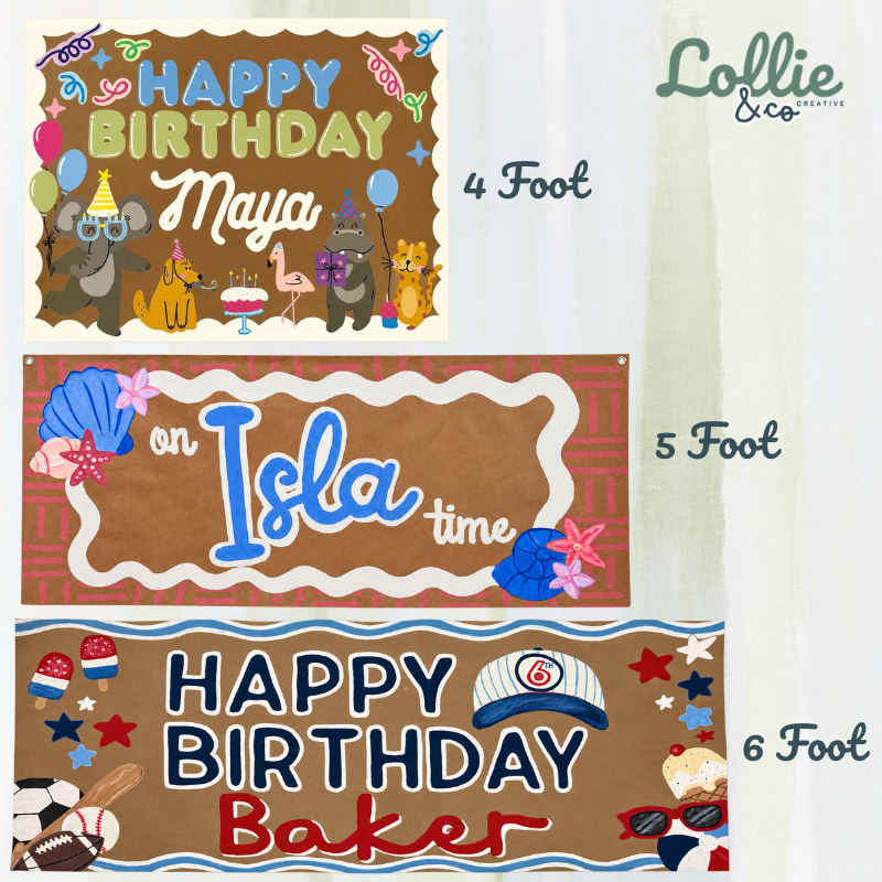 Custom Handpainted Banner