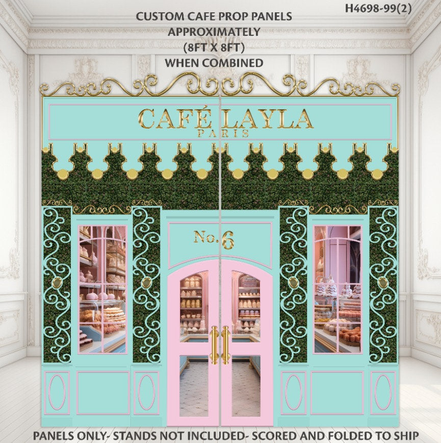 Custom Name and Age Cafe Panels (H4698-99)