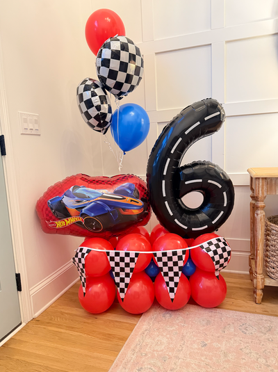 Custom Theme Foil Number Balloon Marquee