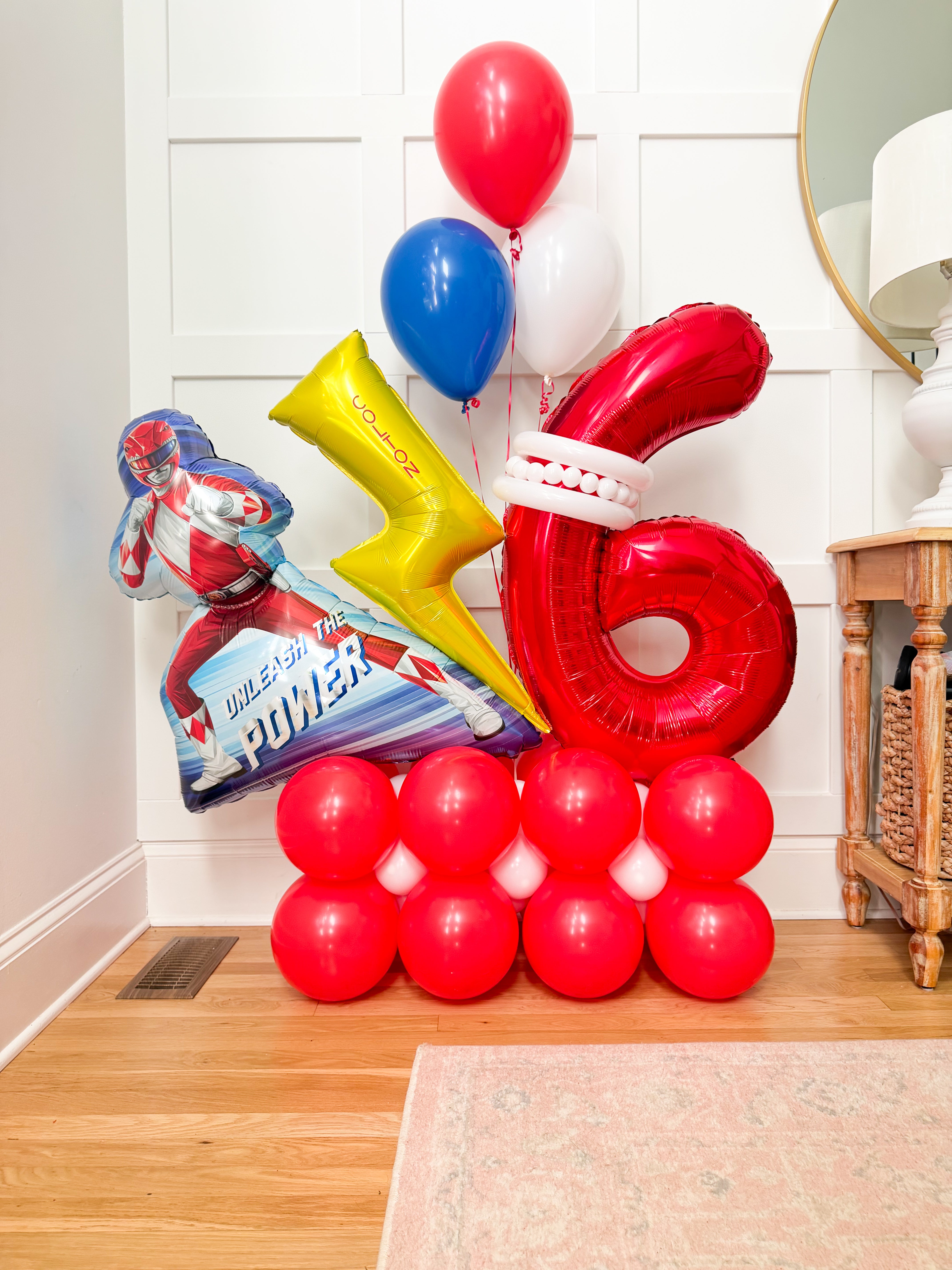 Custom Theme Foil Number Balloon Marquee