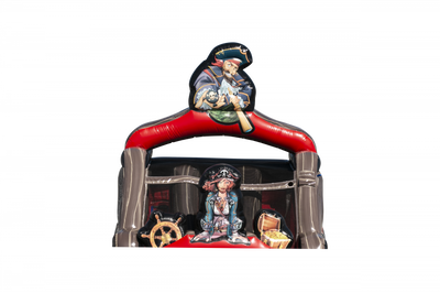 22' The Black Pearl Dual Lane Water Slide