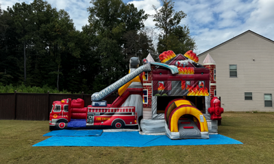 Fire Truck Bounce and Slide