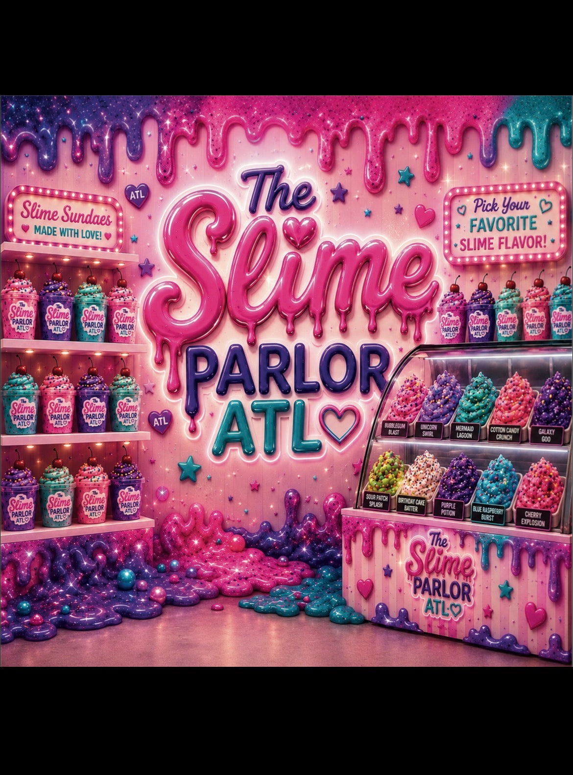 DIY Slime Party Experience | The Slime Parlor ATL