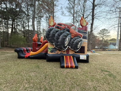 The Digger Monster Truck Bounce and Slide
