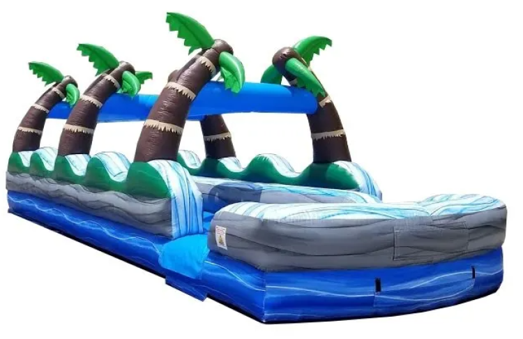 35' Tropical Palms Dual Lane Slip N Slide