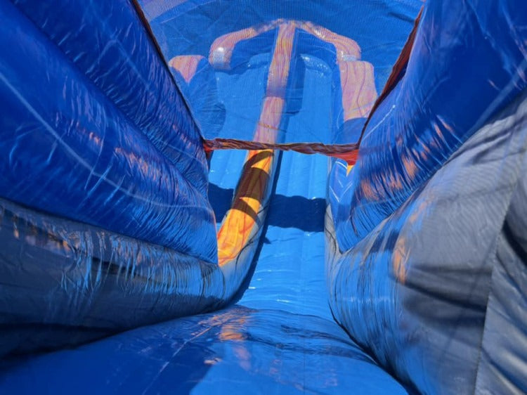 15' Tiki Plunge Dual Lane Water Slide