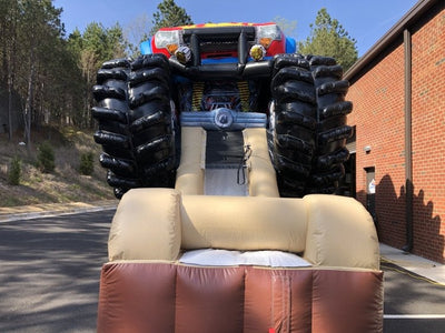 Monster Truck Deluxe XL Bounce and 15′ Slide