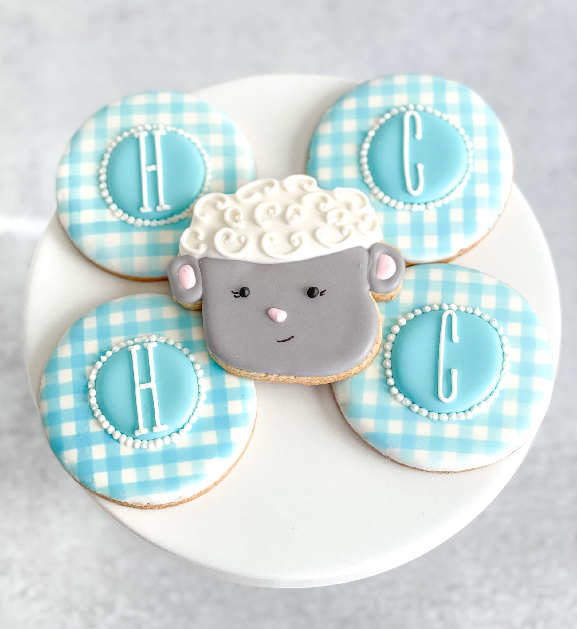 Farm Animal Personalized Birthday Cookies