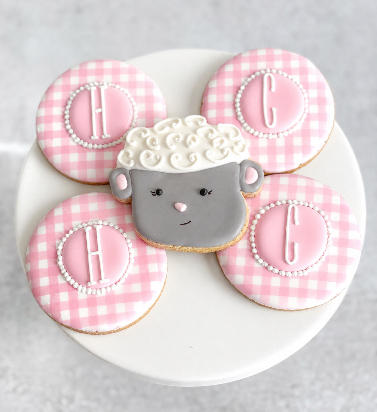 Farm Animal Personalized Birthday Cookies