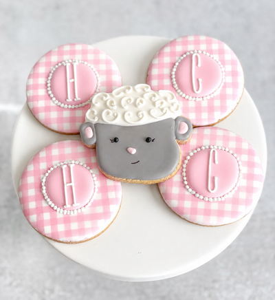 Farm Animal Personalized Birthday Cookies