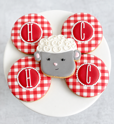 Farm Animal Personalized Birthday Cookies