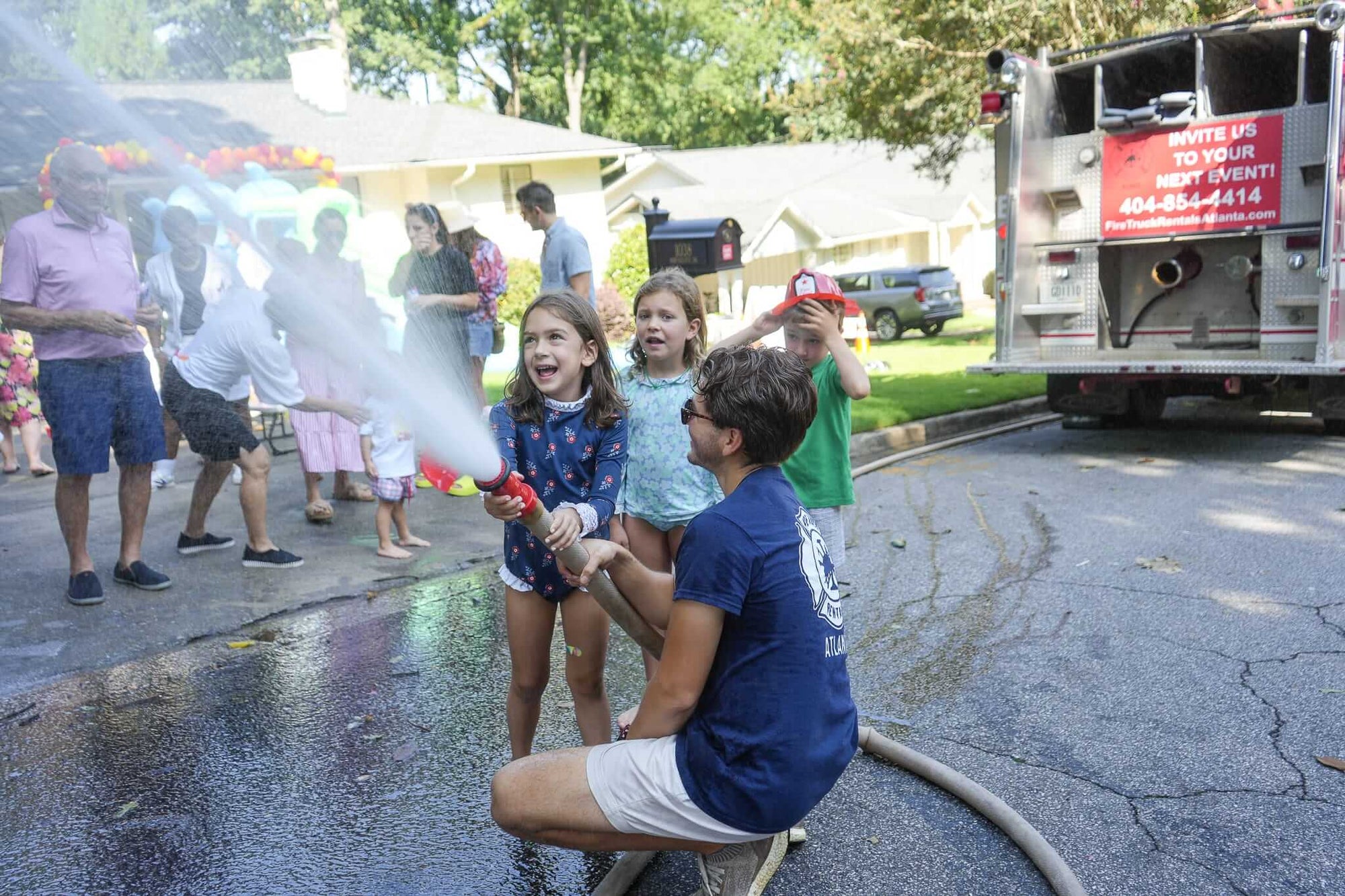 Fire Truck Rentals of Atlanta: Make Your Child's Birthday Unforgettable