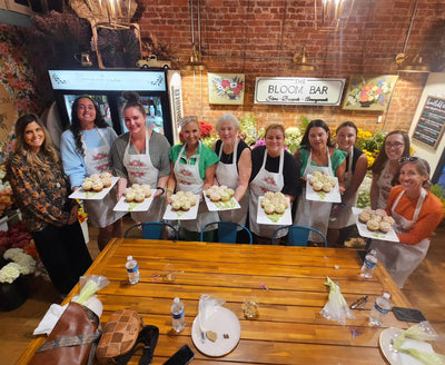 Floral Cupcake Decorating Workshop Party