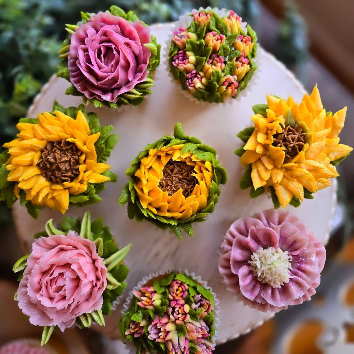 Floral Cupcakes