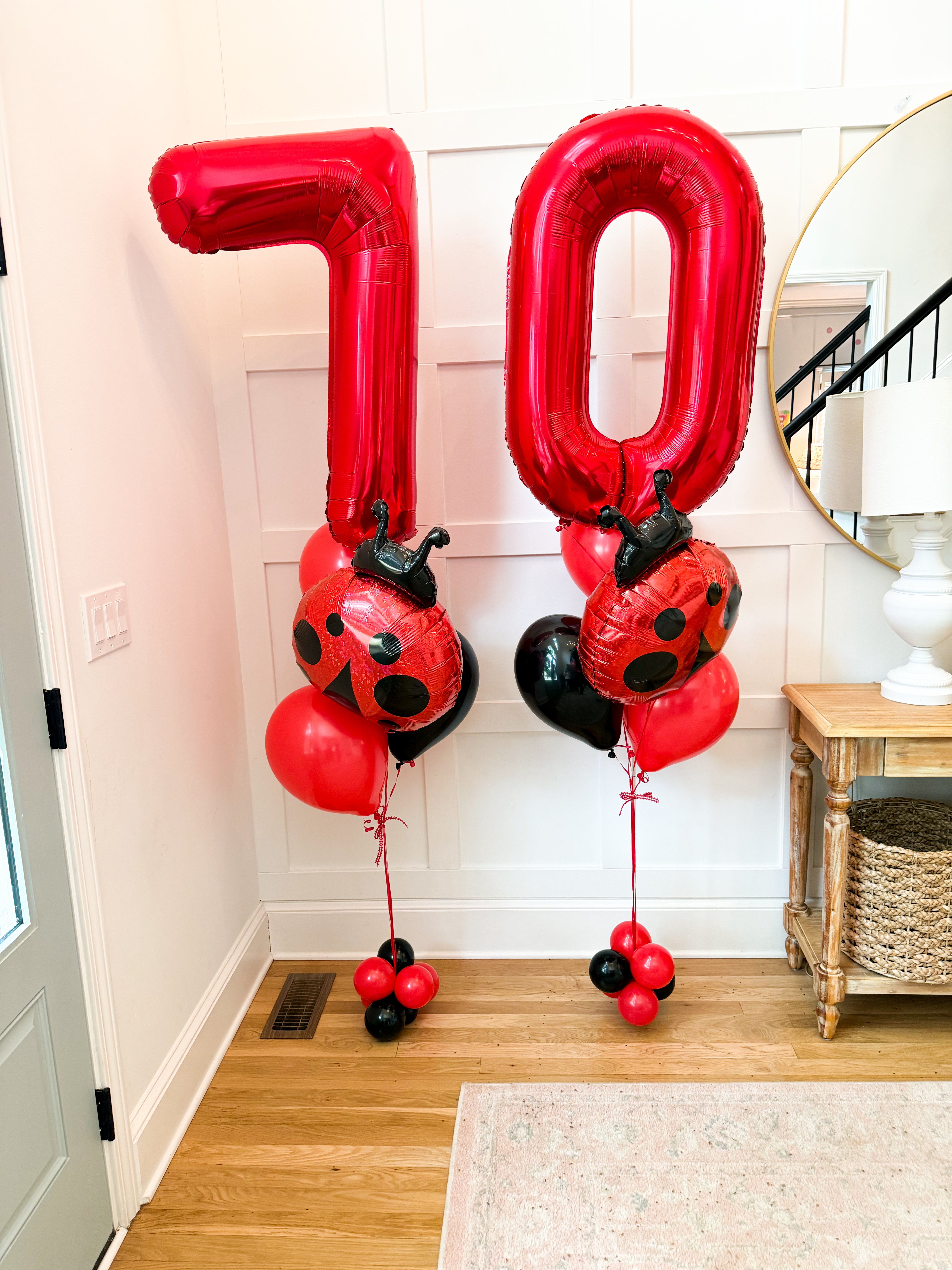 Foil Number Bouquets