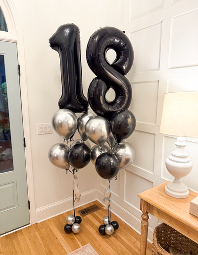 Foil Number Bouquets *Pickup only