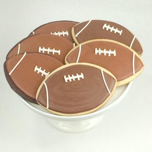 Football Sugar Cookies