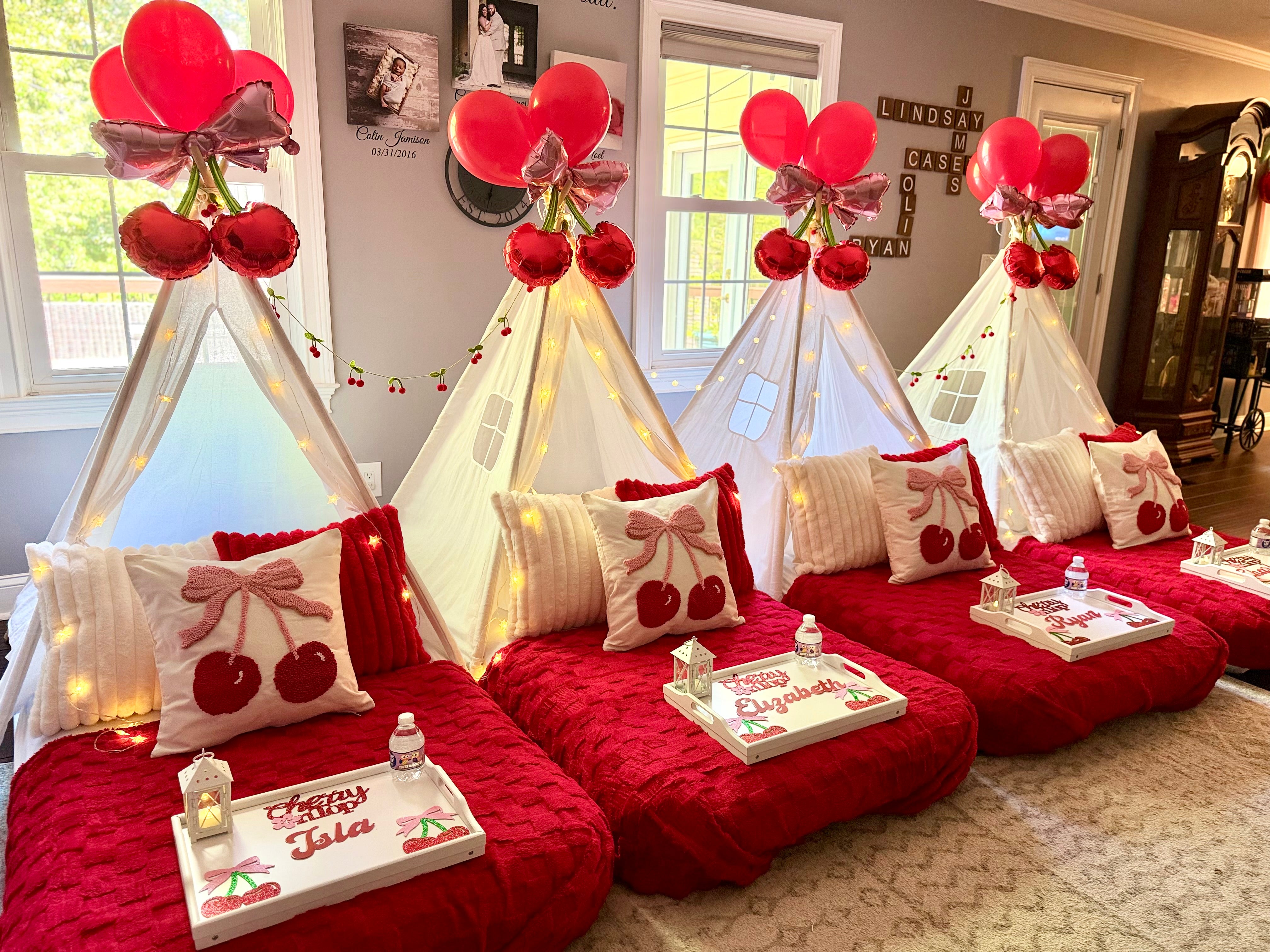 Themed Slumber Party Teepees by Cozy Corner Sleepovers