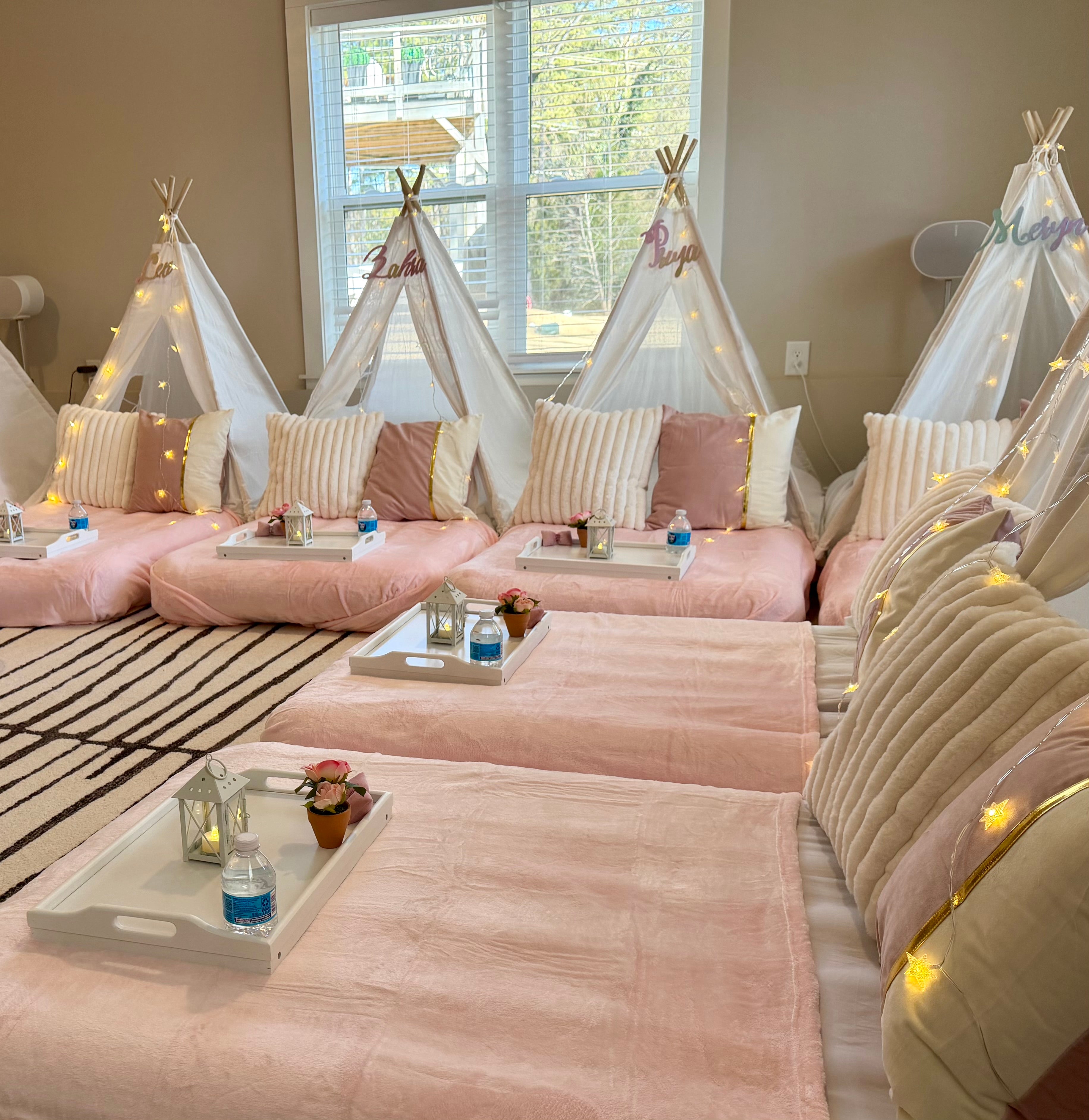 Themed Slumber Party Teepees by Cozy Corner Sleepovers