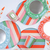 Mirror Mirror and Striped Cups (x 12) - Princess Party