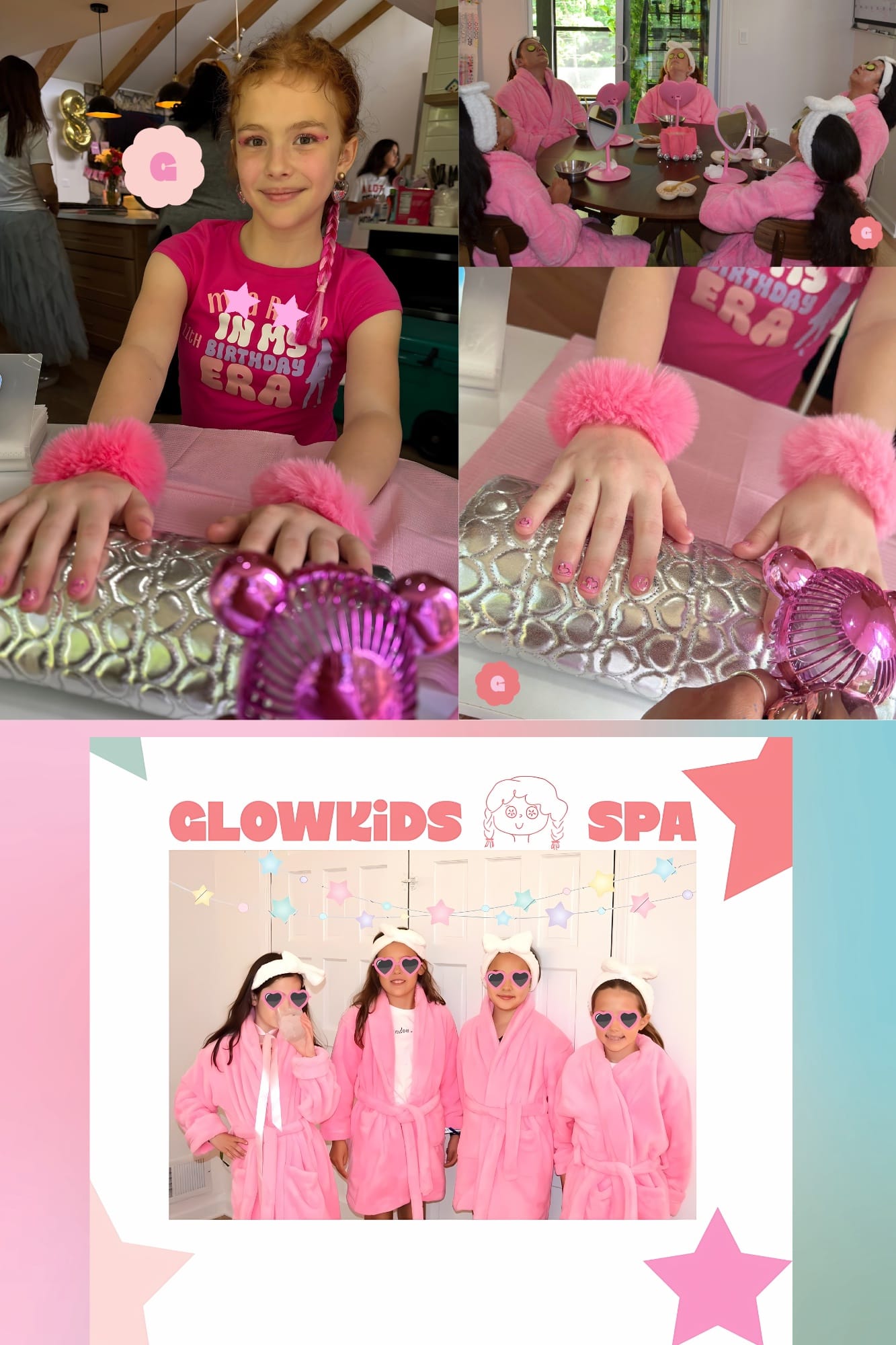 Glow & Glam: Ultimate Spa & Craft Party Package