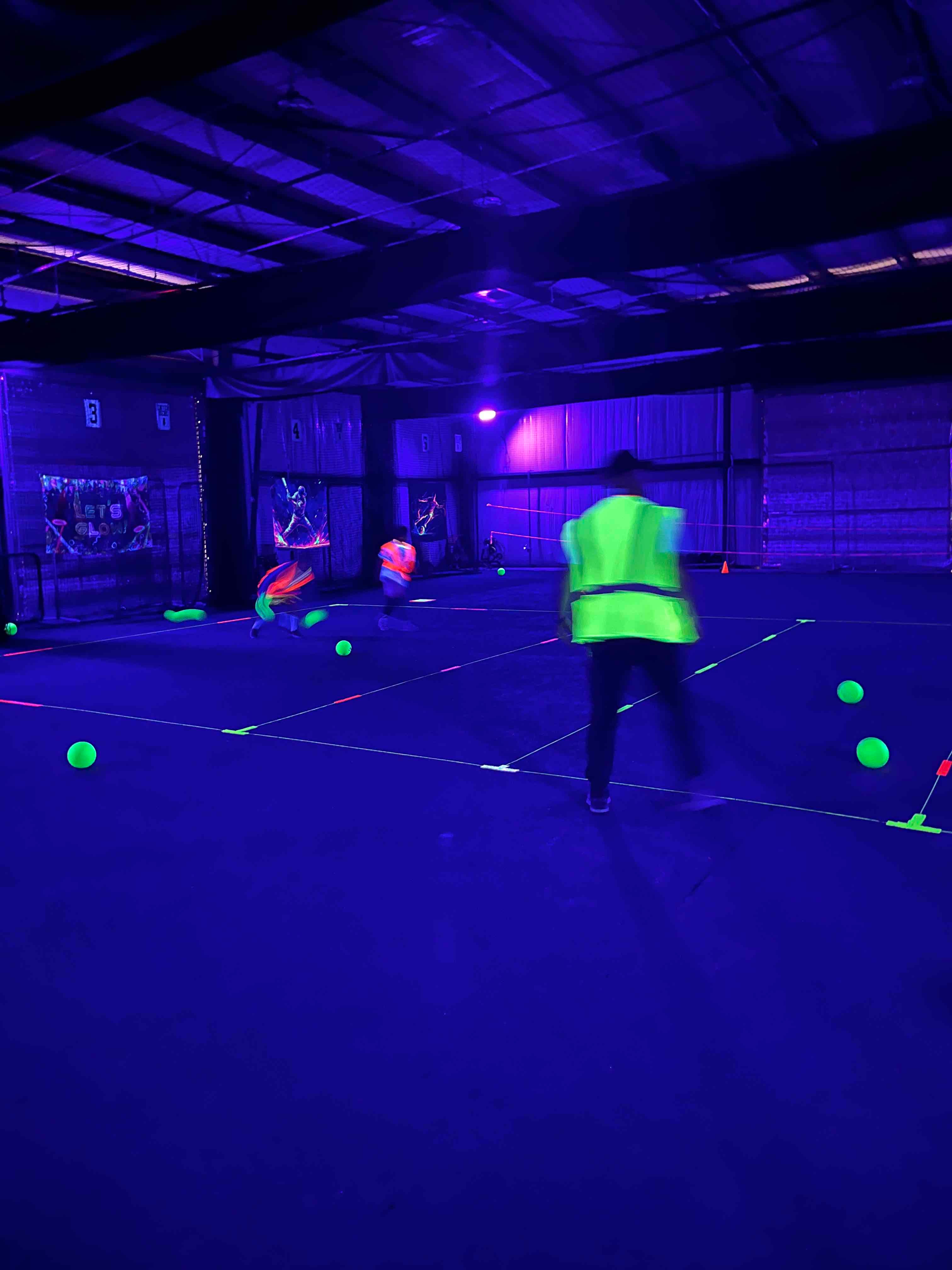 Glow-in-the-Dark Sports Birthday Party