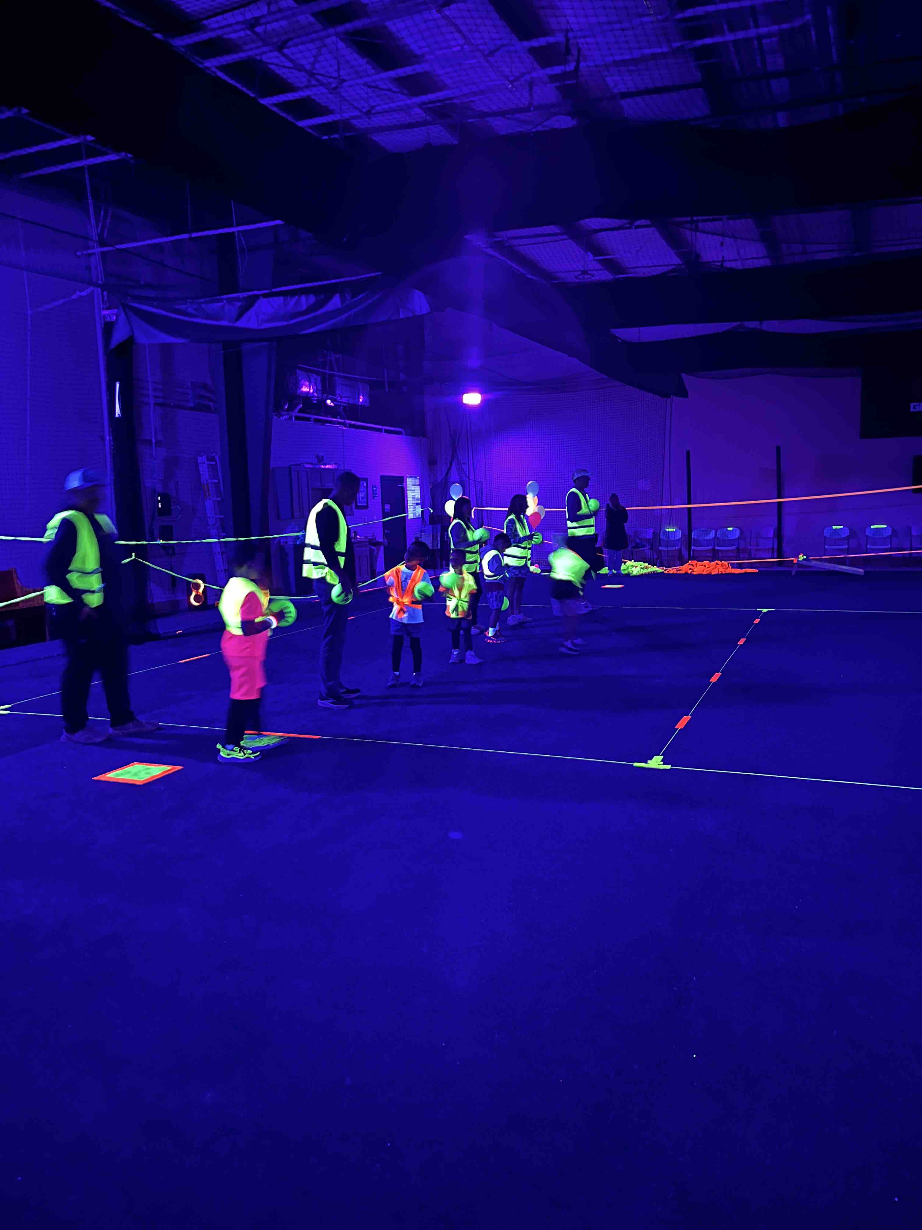 Glow-in-the-Dark Sports Birthday Party
