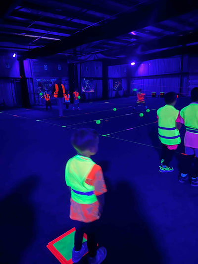 Glow-in-the-Dark Sports Birthday Party