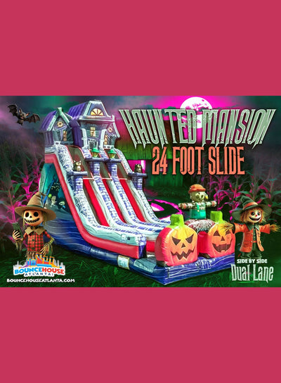 Halloween Themed Bounce House Rental Atlanta | Confetti Jar