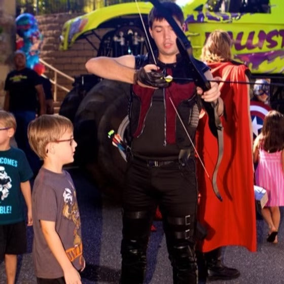 Hawk Hero Character Party