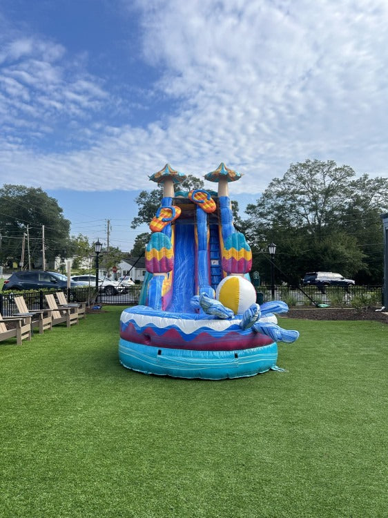 19' Pool Party Water Slide