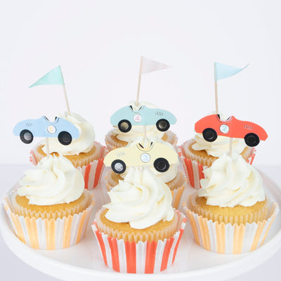 Race Car Cupcake Toppers