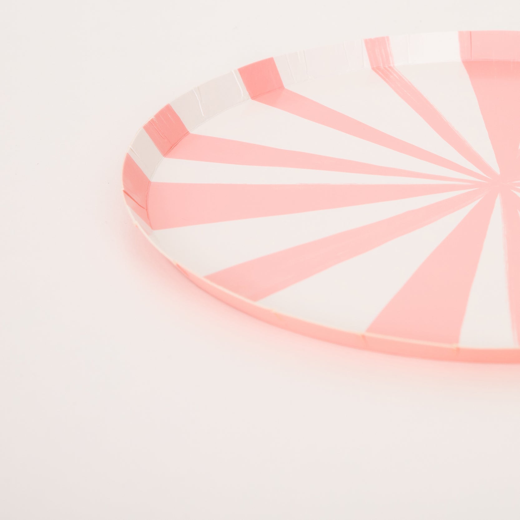 Pink Stripe Small Plates