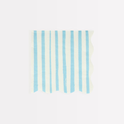 Blue Stripe Small Napkins
